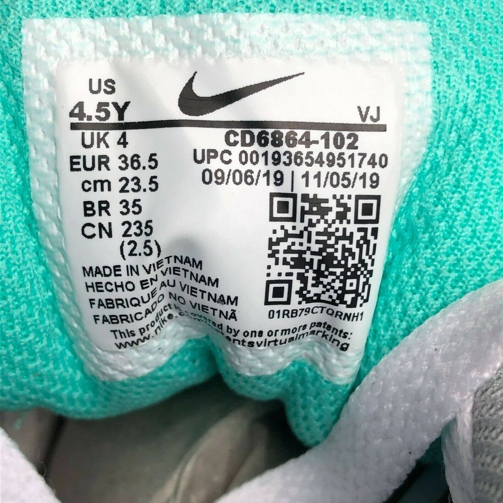 Nike Air Max 90 LTR GS Sneakers White/Green - Picture 2 of 12